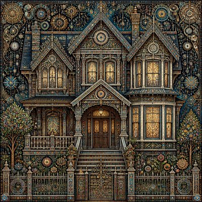 house with front view — Complexity Art Style