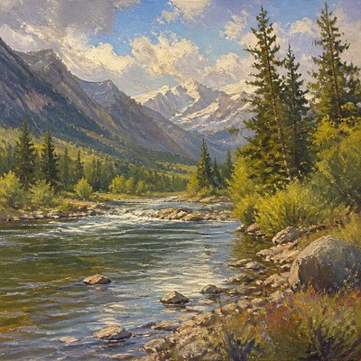 wide landscape with natural scenery
