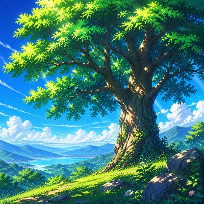 a tree in nature