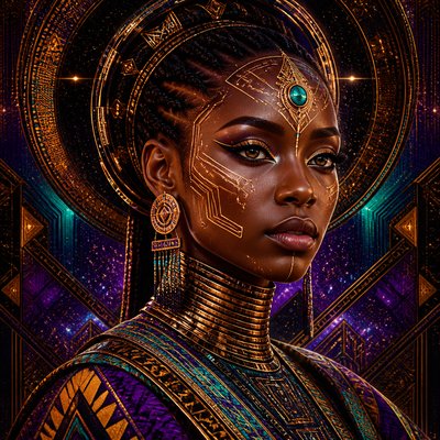 Afrofuturism Art Style example
