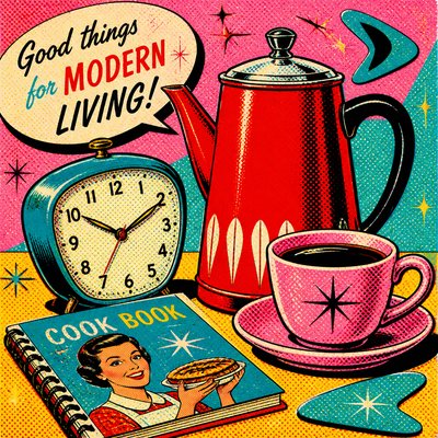 still life with everyday objects