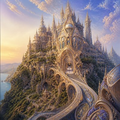 majestic castle on a hilltop