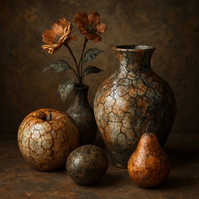 Japanese Raku Ceramic Art Style 3
