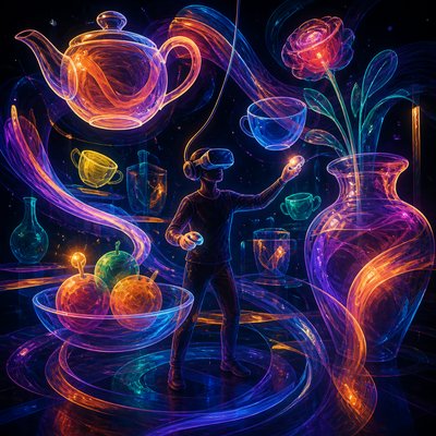 still life with everyday objects — VR Art Style