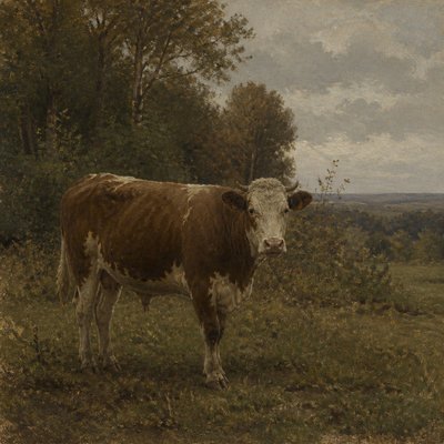 animal standing in natural pose — Barbizon School Art Style