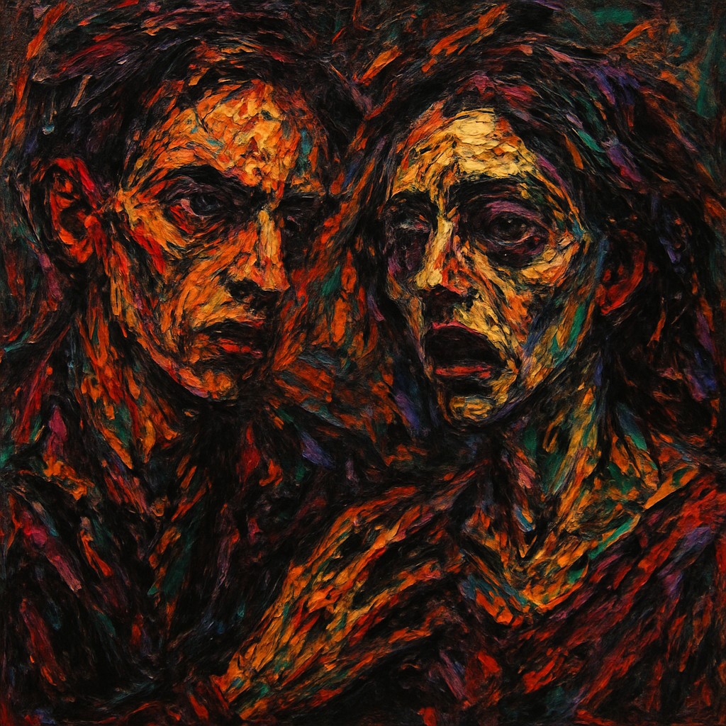 portrait of two people together