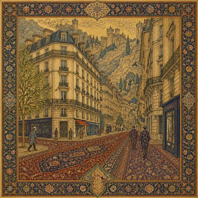 Tabriz Art Style Style Transfer Example
