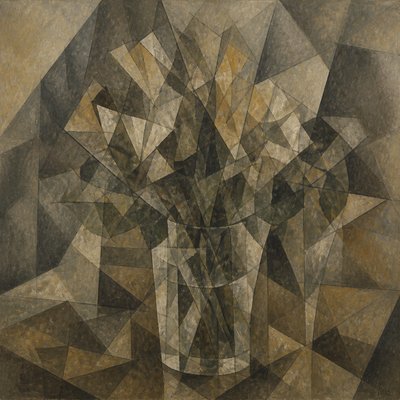 bouquet of flowers in a glass vase