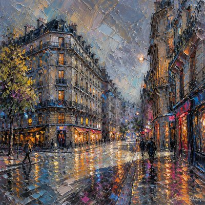 Urban Impressionism Art Style Style Transfer Example
