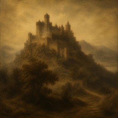 majestic castle on a hilltop