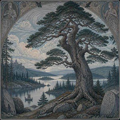 a tree in nature