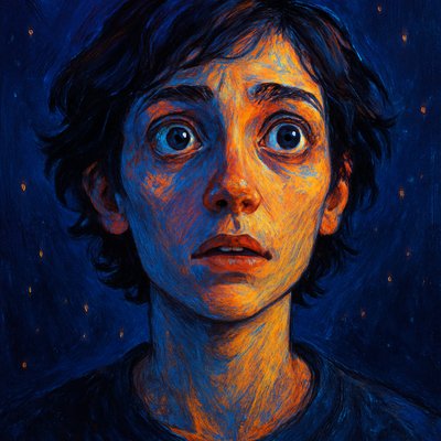 portrait of a person with expressive eyes