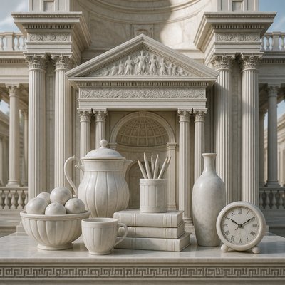 still life with everyday objects