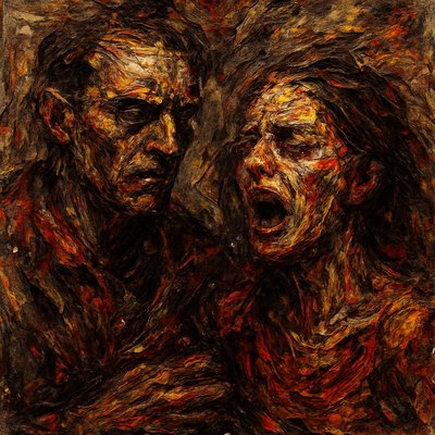 portrait of two people together