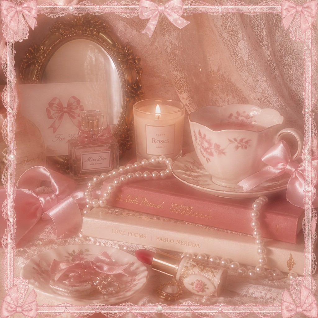 still life with everyday objects — Coquette Aesthetic