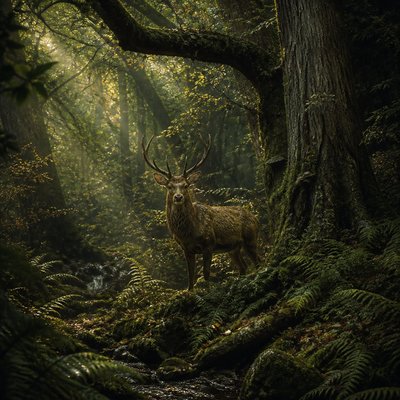 animal standing in natural pose — Forestcore Aesthetic