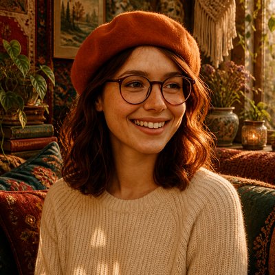 Bohemian Interior Design Style Transfer Example