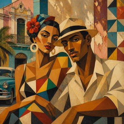 portrait of two people together