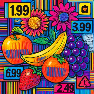 Consumer Culture Pop Art Style 3