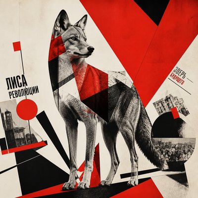 animal standing in natural pose — Moscow Avant-Garde Art Style