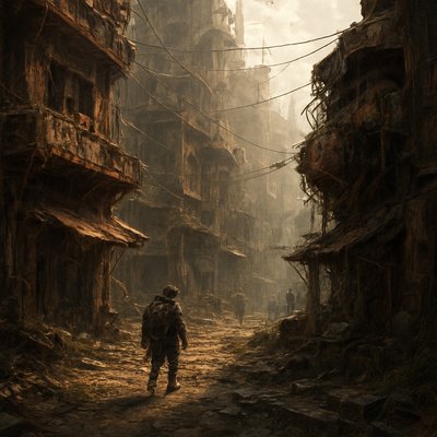 urban street with city activity