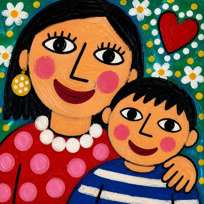 portrait of two people together