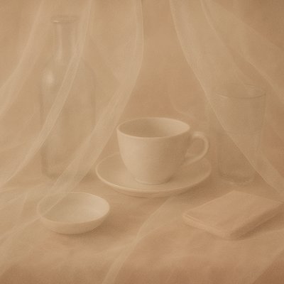 still life with everyday objects