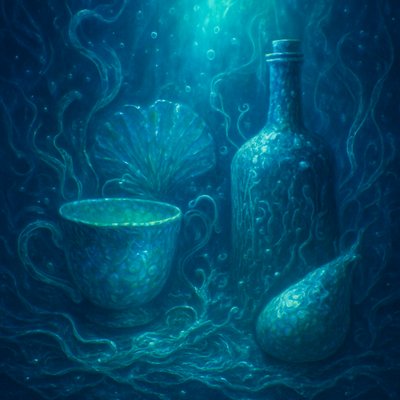still life with everyday objects