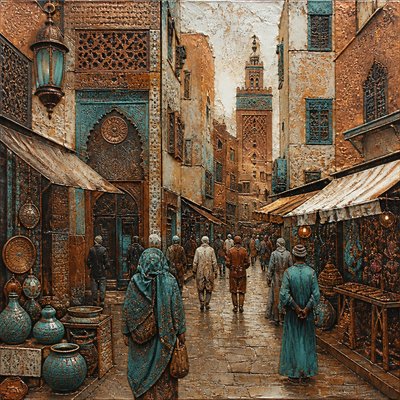 urban street with city activity — Bohemian Jewelry Design