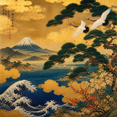 wide landscape with natural scenery