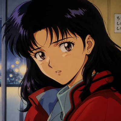 90s Anime Cell Animation Still example