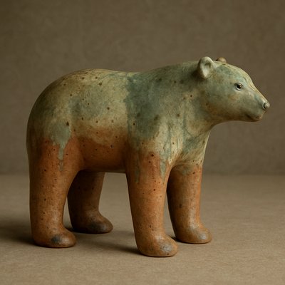 animal standing in natural pose