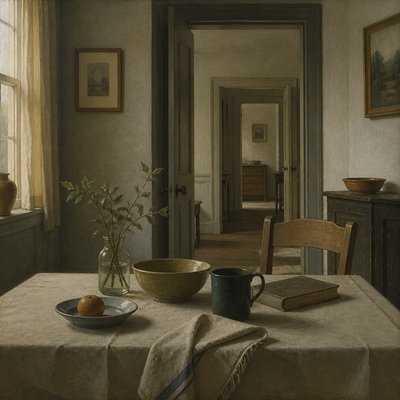 still life with everyday objects