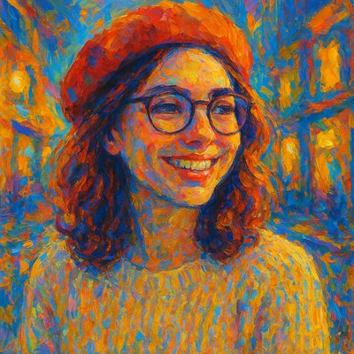 Impressionist Nature Art Style Transfer Example