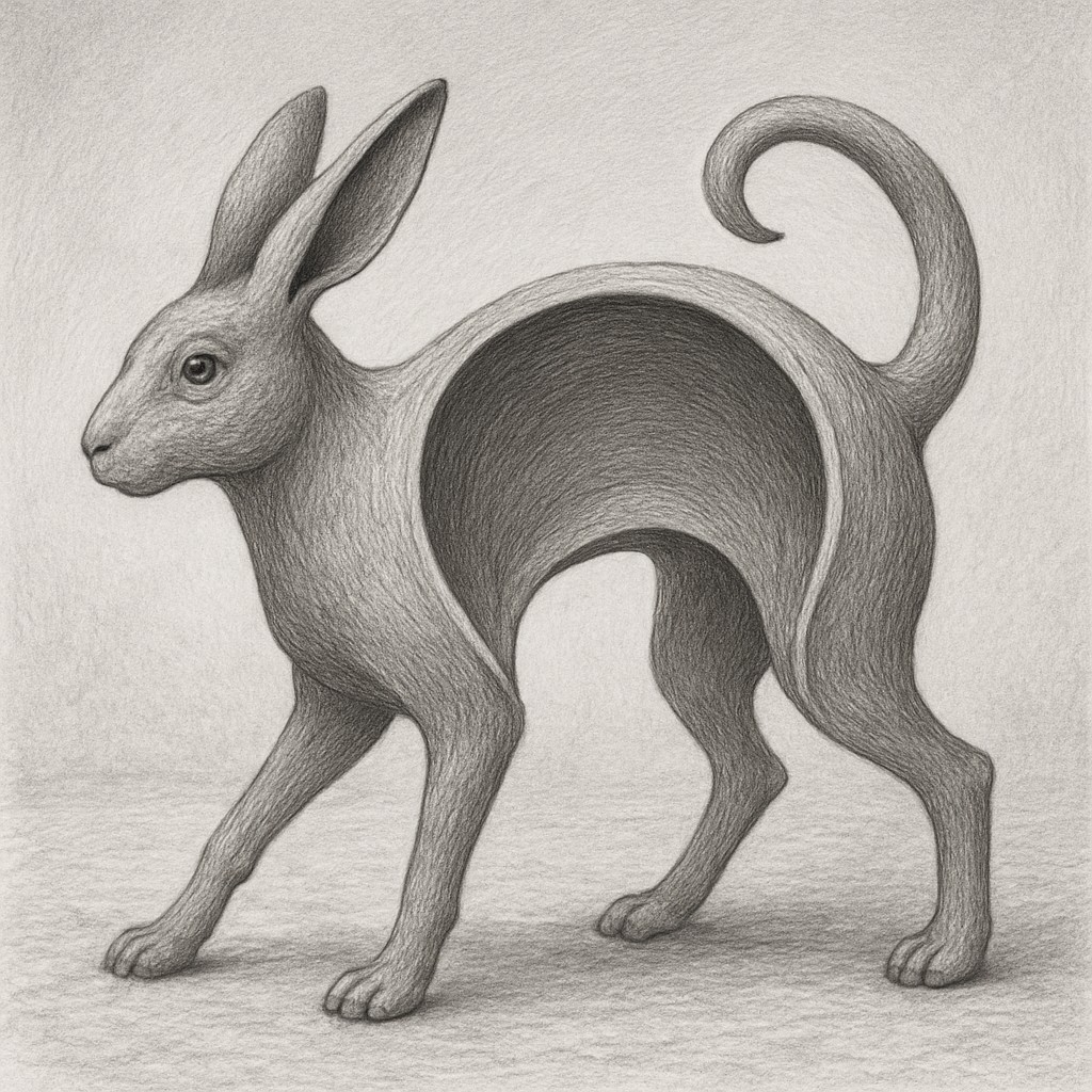 animal standing in natural pose