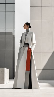 full-length portrait of an elegant figure