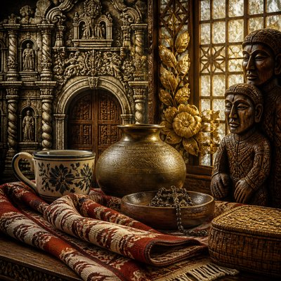 still life with everyday objects — Filipino Art Style