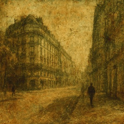 Land/Environmental Conceptual Art Style Style Transfer Example