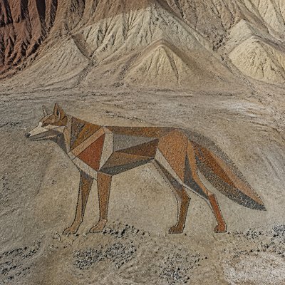animal standing in natural pose