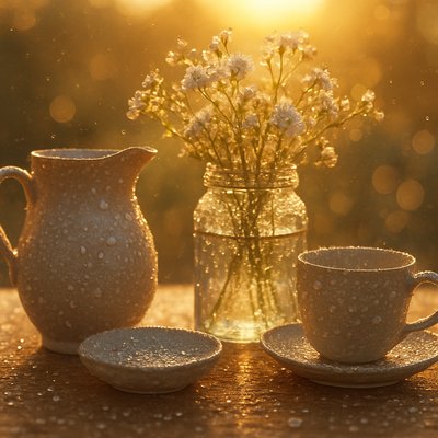 still life with everyday objects