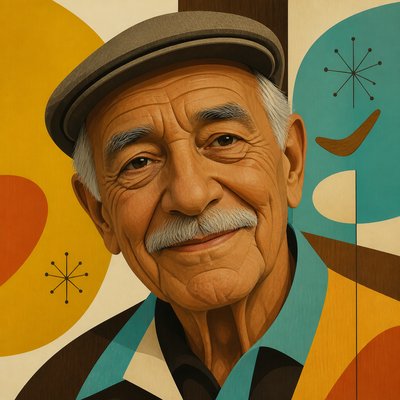 close-up portrait of an elderly person with expressive weathered features