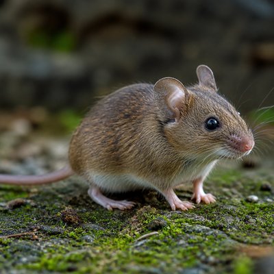 animal standing in natural pose