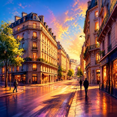 Digital Art Style Style Transfer Example