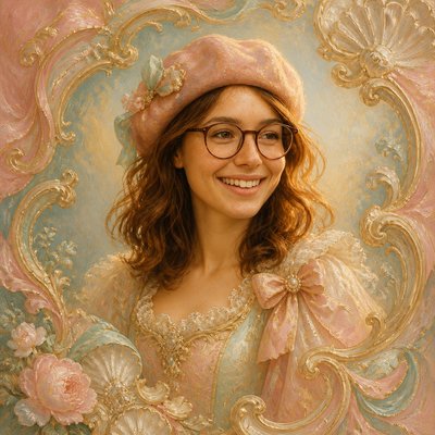 Rococo Art Style Style Transfer Example