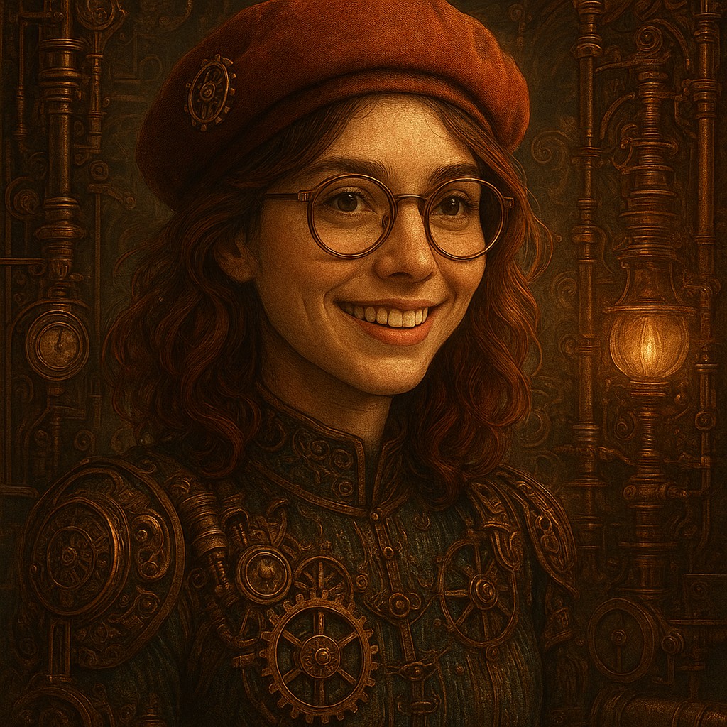 Steampunk Art Style Style Transfer Example