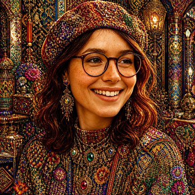 Maximalism Art Style Style Transfer Example