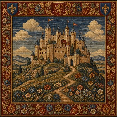 majestic castle on a hilltop