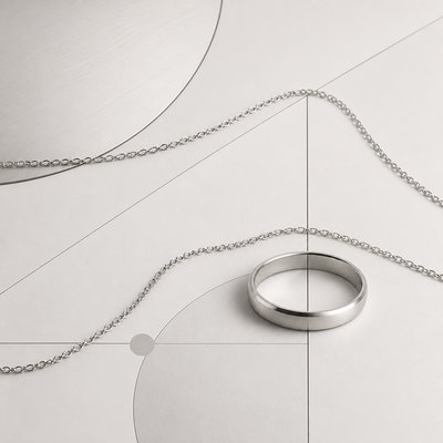 Minimalist Jewelry Design Style Transfer Example