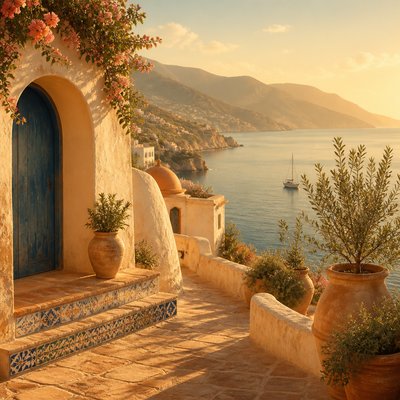 Mediterranean Architecture Art 2