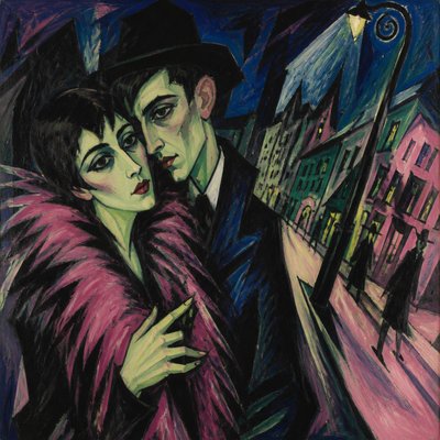 portrait of two people together
